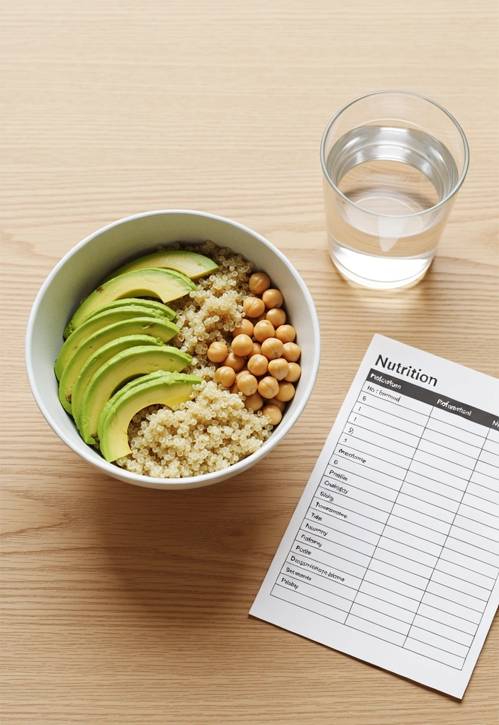 Ernährungsplan und professionelle Beratung
